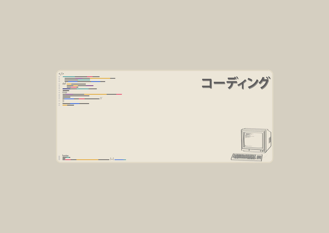 Coding and Wave Deskmats - B Stock