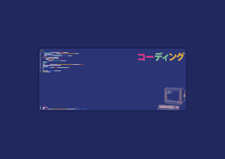Coding and Wave Deskmats - B Stock