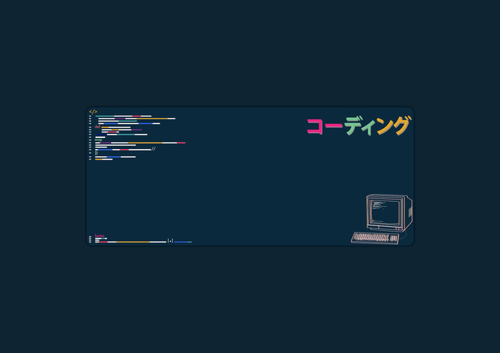 Coding and Wave Deskmats - B Stock