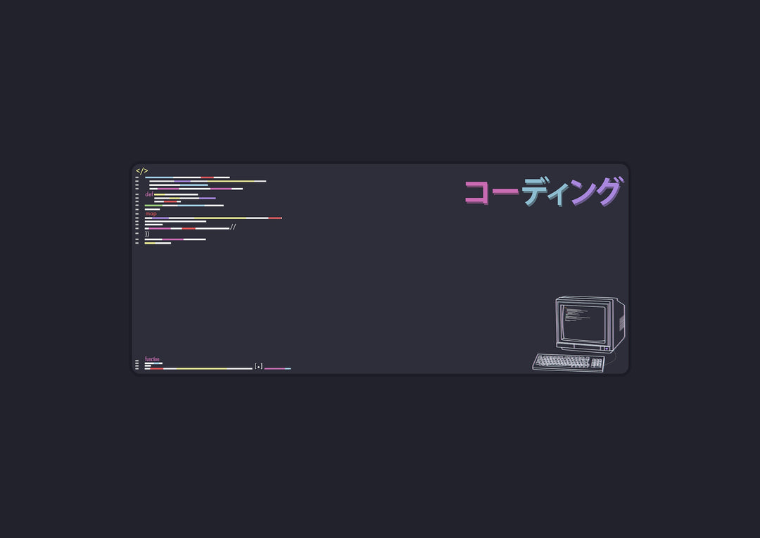 Coding and Wave Deskmats - B Stock
