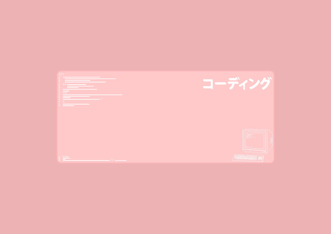 Coding and Wave Deskmats - B Stock