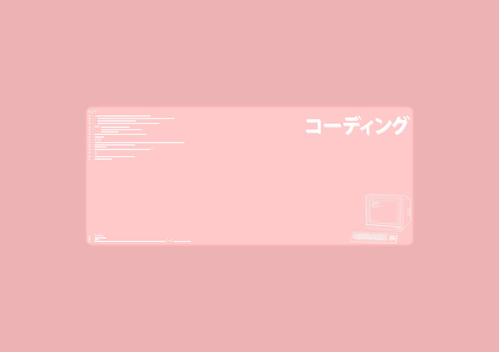 Coding and Wave Deskmats - B Stock